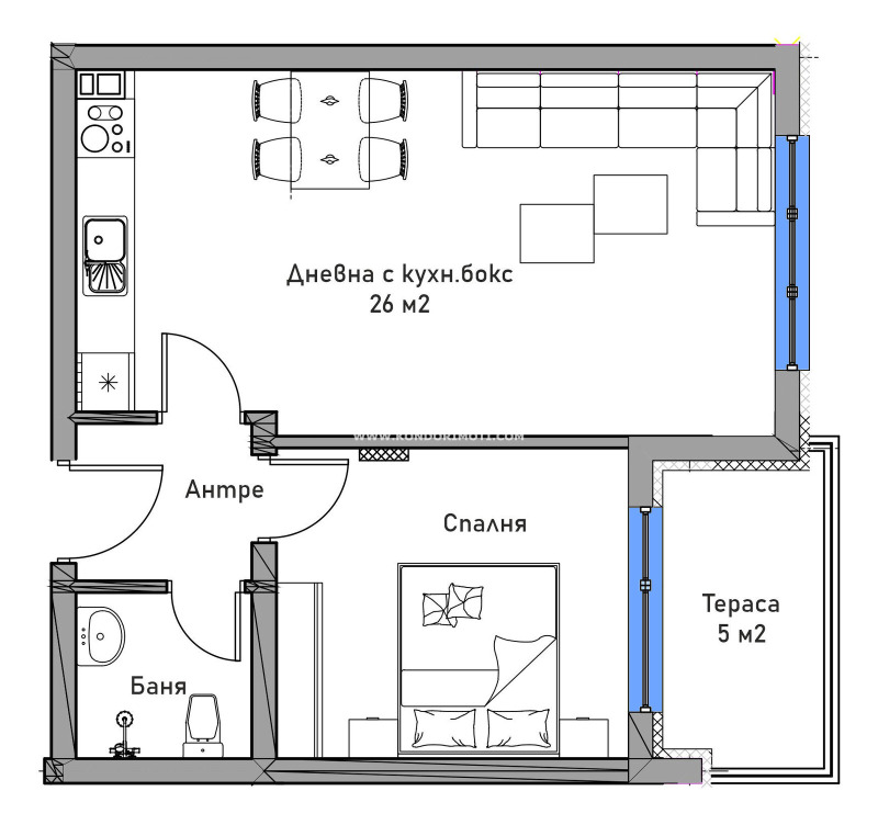 Продава 2-СТАЕН, гр. Пловдив, Въстанически, снимка 5 - Апартаменти - 52747109