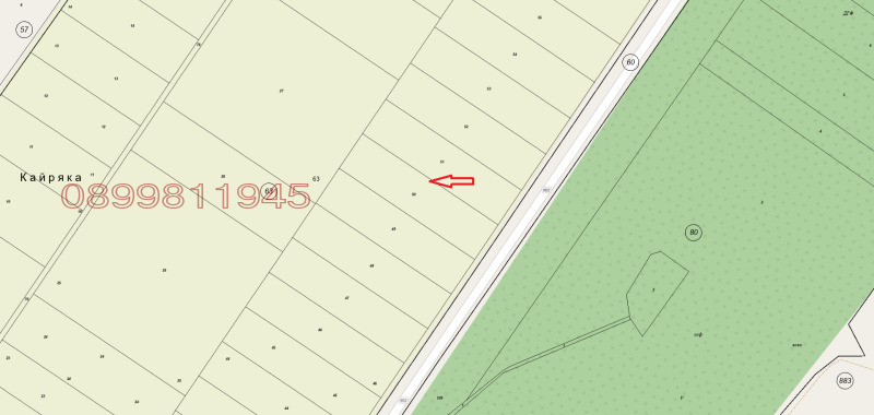 Продава ПАРЦЕЛ, с. Климентово, област Варна