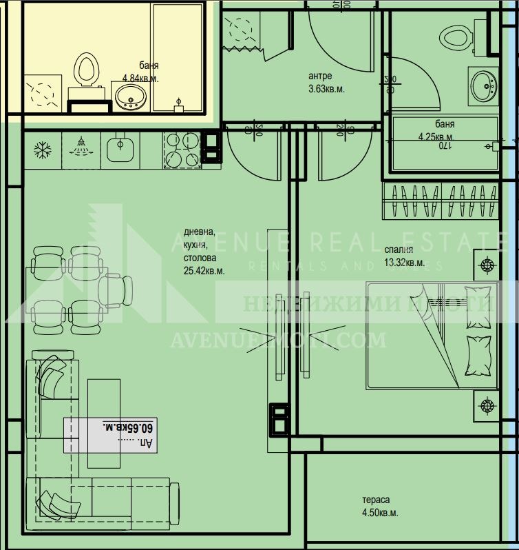 Продава  2-стаен град Пловдив , Кършияка , 70 кв.м | 63334231 - изображение [2]