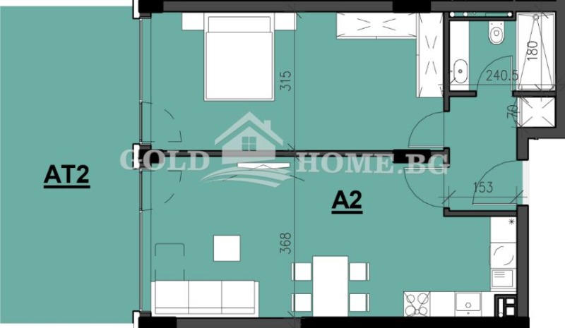 Продава 2-СТАЕН, гр. Пловдив, Кършияка, снимка 5 - Апартаменти - 53365626