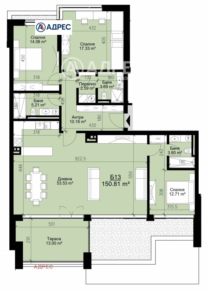 Na sprzedaż  3+ sypialni Warna , Briz , 170 mkw | 69801970 - obraz [4]