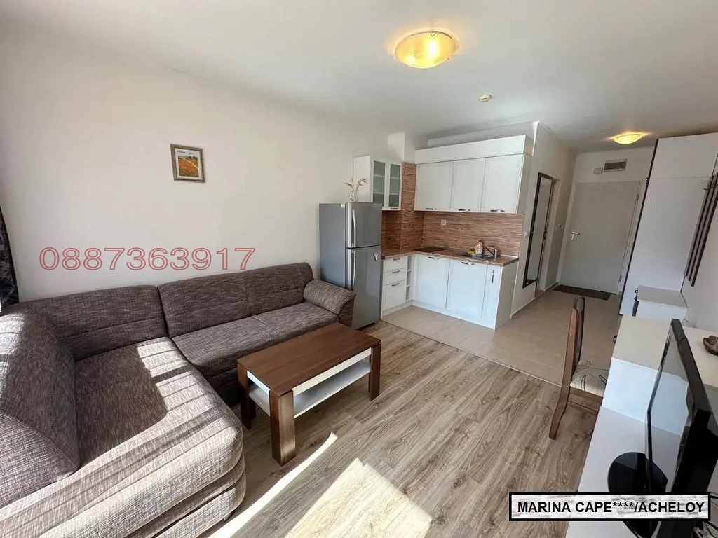 Продава 1-СТАЕН, гр. Ахелой, област Бургас, снимка 6 - Апартаменти - 55968333