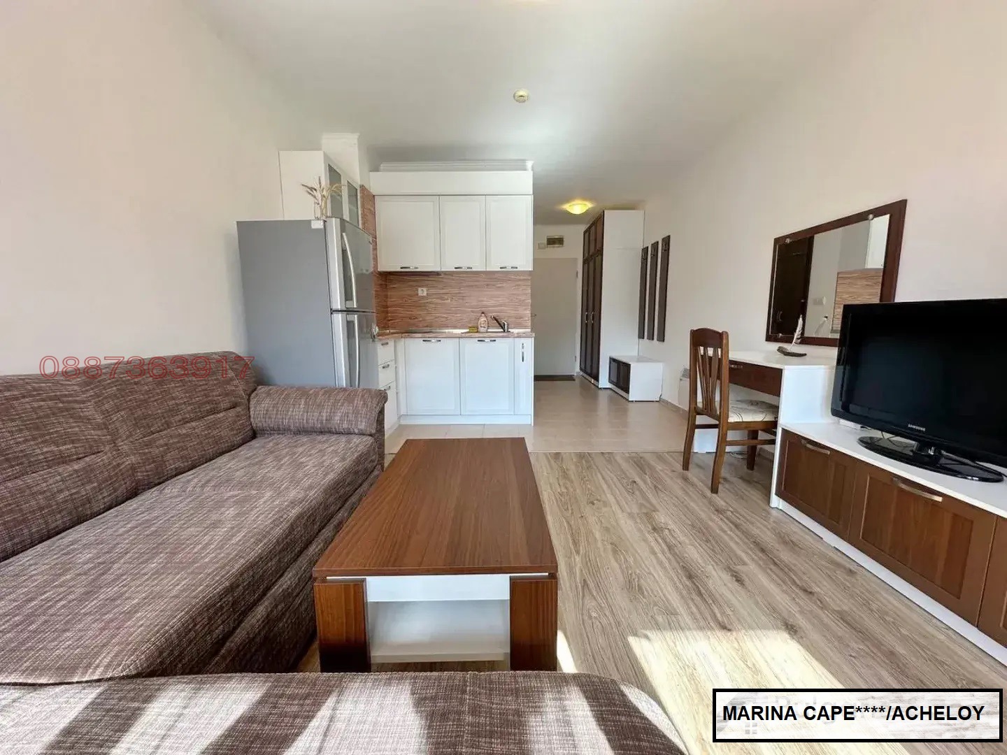 Продава 1-СТАЕН, гр. Ахелой, област Бургас, снимка 7 - Апартаменти - 55968333