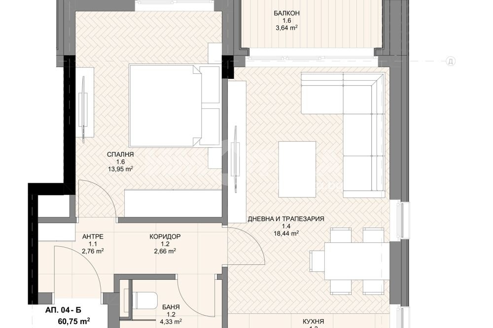 Продава 2-СТАЕН, гр. София, Овча купел, снимка 4 - Апартаменти - 53825149