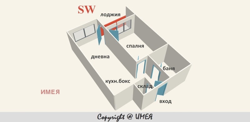 Продава  2-стаен град София , Банишора , 71 кв.м | 34706508