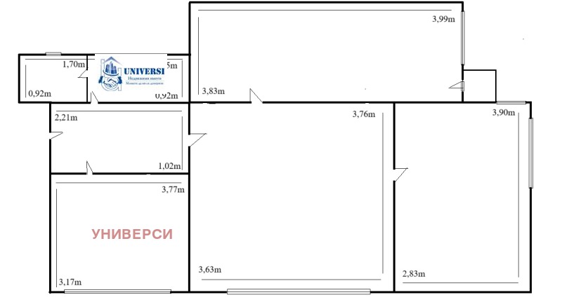 Na prodej  2 ložnice Sofia , Centar , 75 m2 | 12230798 - obraz [17]