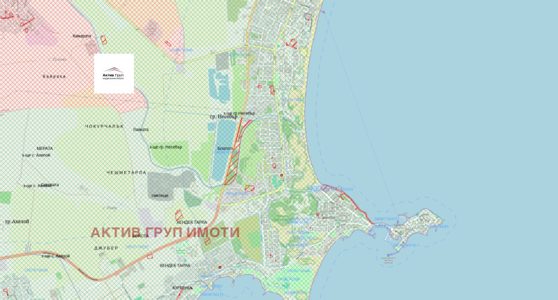 Продава ПАРЦЕЛ в област Бургас, гр. Несебър - 12003 кв.м / 540 000 € » 1 056 148.20 лв., АКТИВ ГРУП ИМОТИ