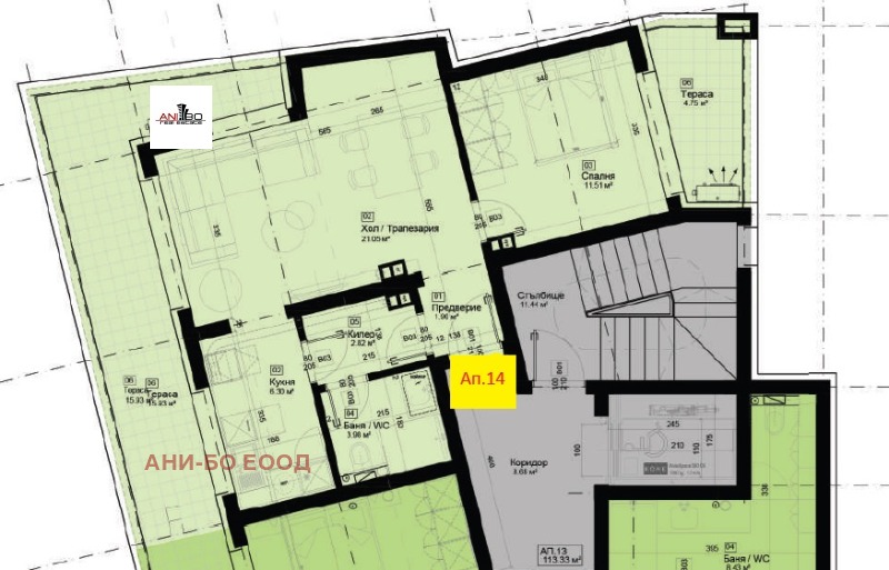 Продава  2-стаен град Варна , Левски 1 , 98 кв.м | 38920702 - изображение [2]