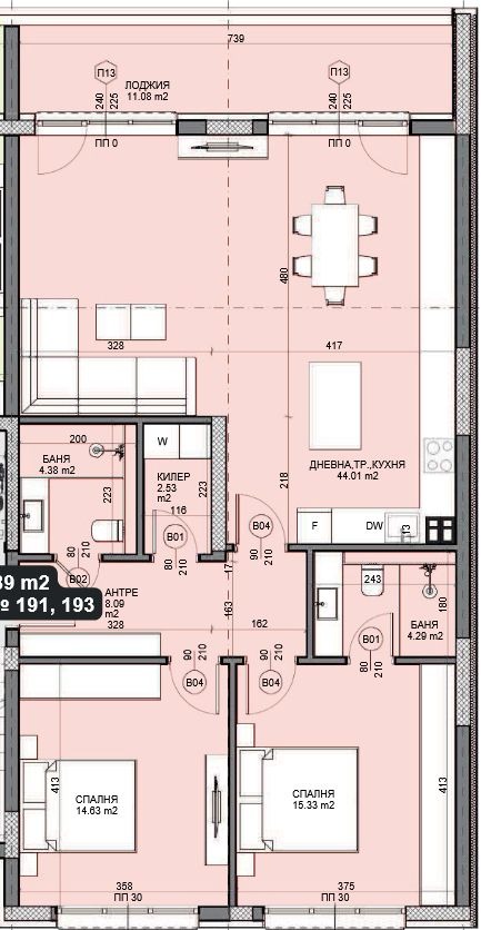 Na prodej  2 ložnice Varna , Galata , 142 m2 | 17814369 - obraz [2]