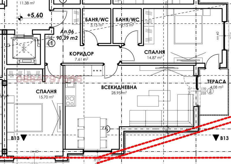 Продава 3-СТАЕН, гр. София, с. Лозен, снимка 2 - Апартаменти - 52709865