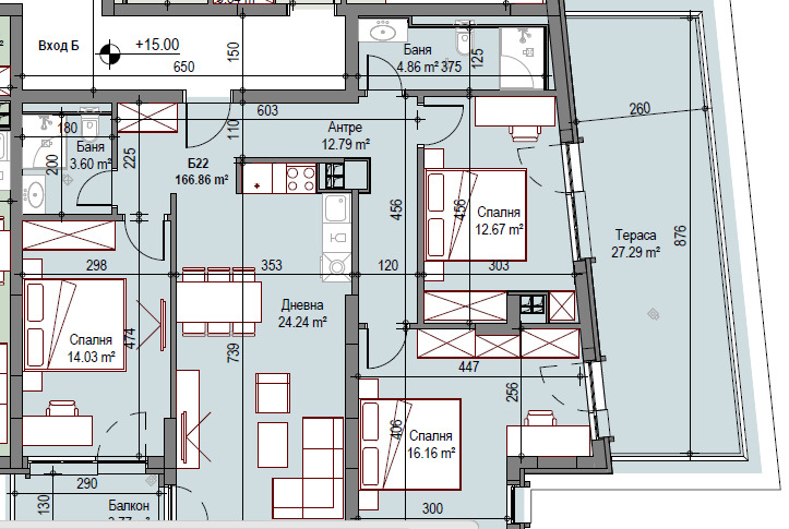 Продава  4-стаен град София , Сухата река , 207 кв.м | 80614802 - изображение [2]