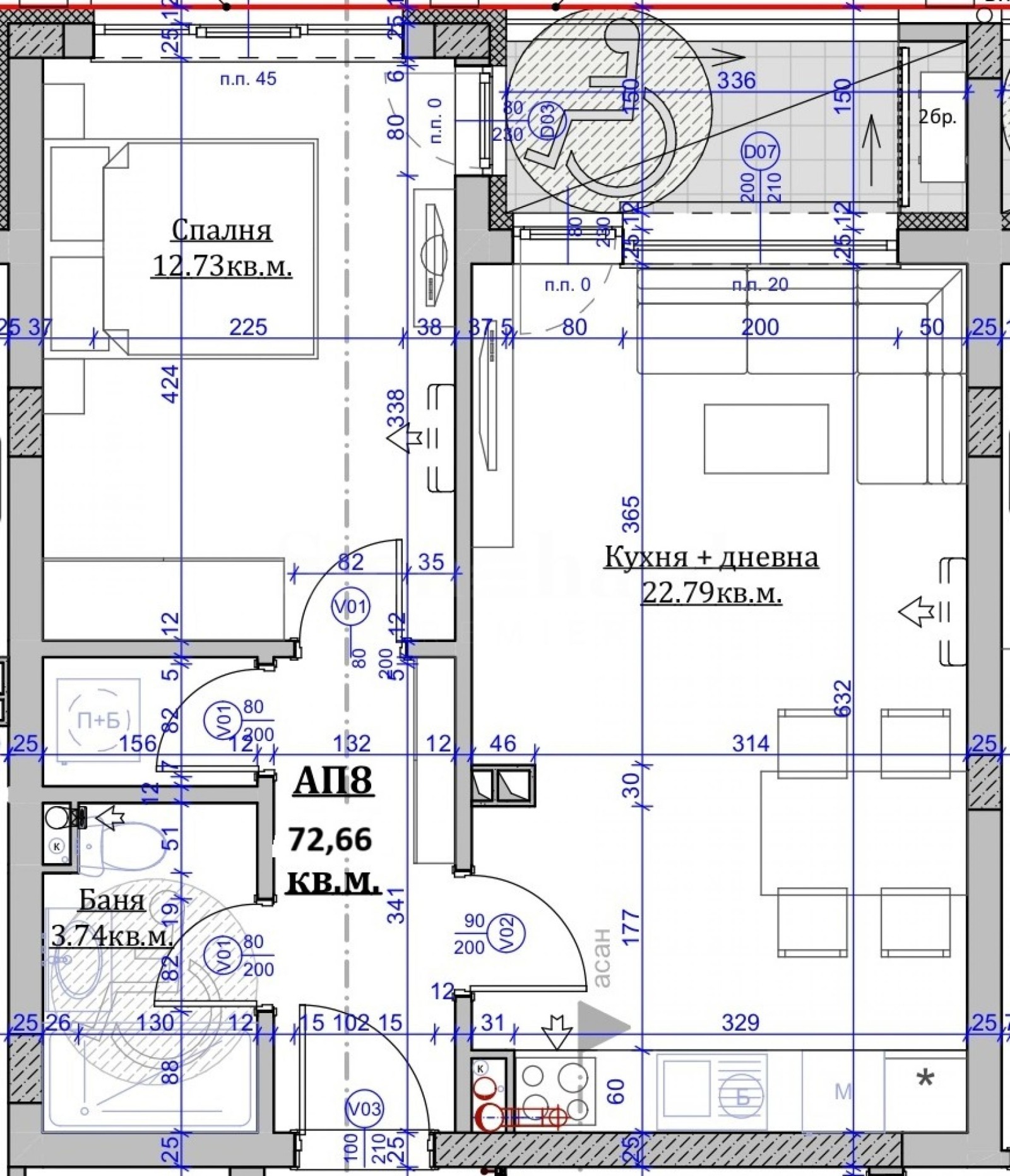 Продава 2-СТАЕН, гр. Царево, област Бургас, снимка 2 - Апартаменти - 56126817