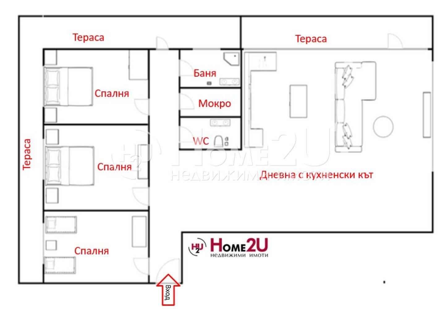 Продава МНОГОСТАЕН, гр. Бургас, област Бургас