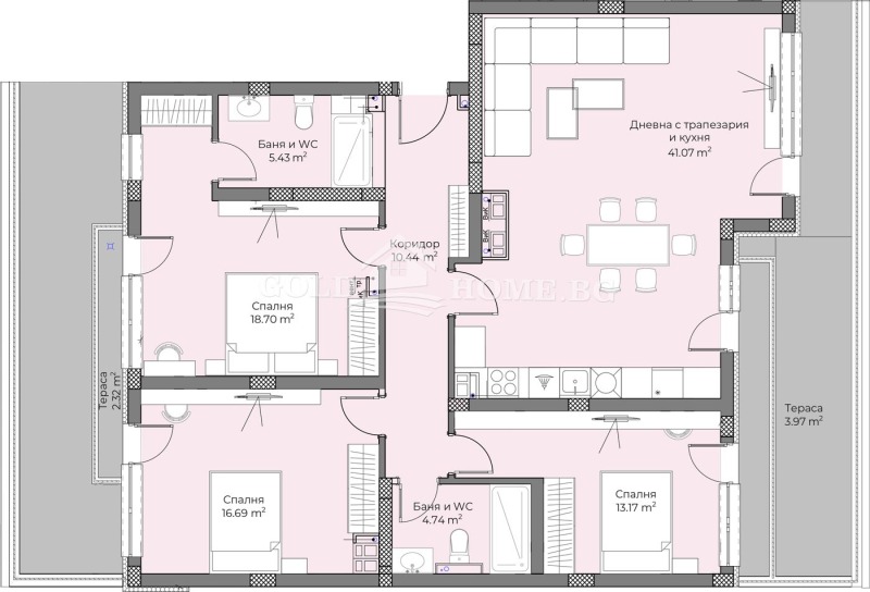 Продава 4-СТАЕН, гр. Пловдив, Беломорски, снимка 15 - Aпартаменти - 48394185