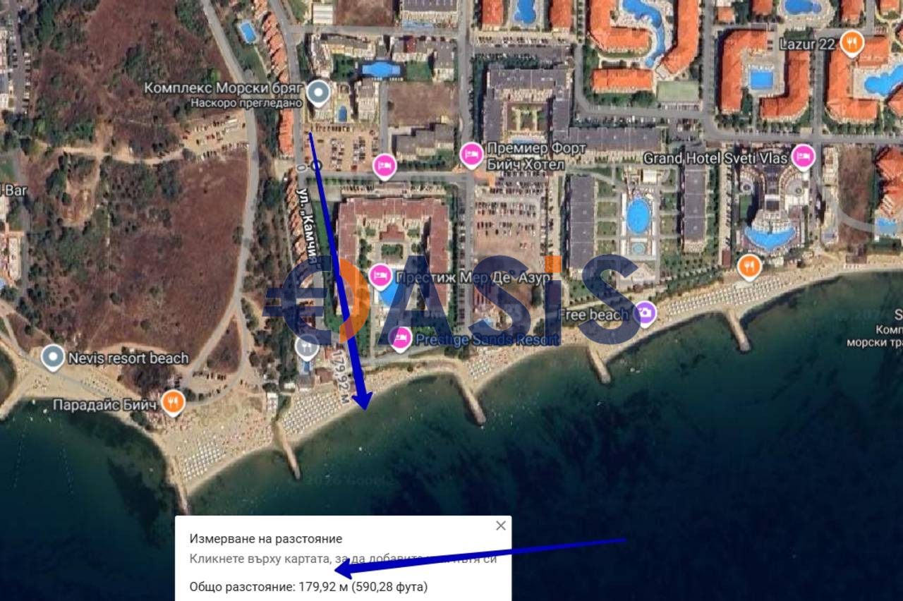 Продава 1-СТАЕН, гр. Свети Влас, област Бургас, снимка 13 - Апартаменти - 54133127