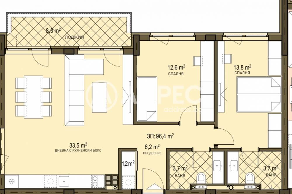 Продава 3-СТАЕН, гр. София, Овча купел 2, снимка 2 - Апартаменти - 54667735