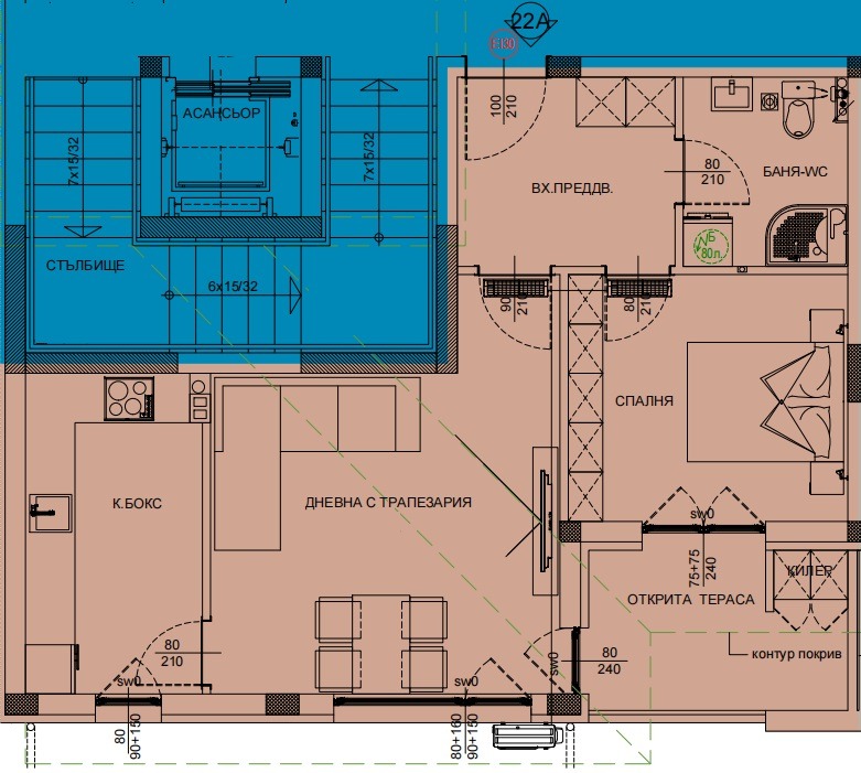 Продава 2-СТАЕН, гр. Търговище, Запад 3, снимка 10 - Апартаменти - 52536885