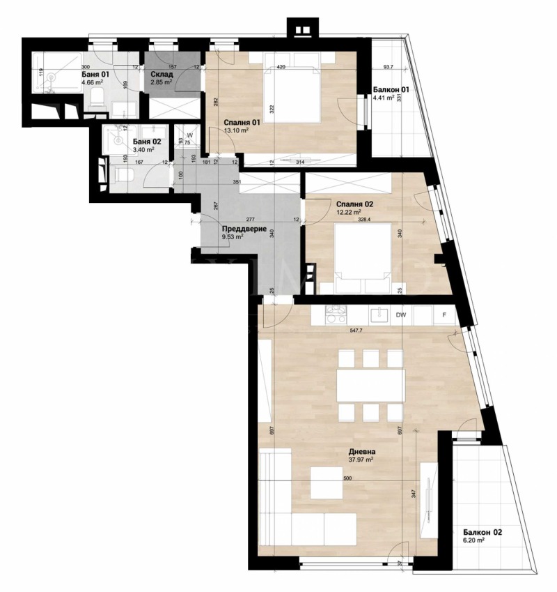 Продава  3-стаен град София , Хаджи Димитър , 132 кв.м | 80573458 - изображение [7]