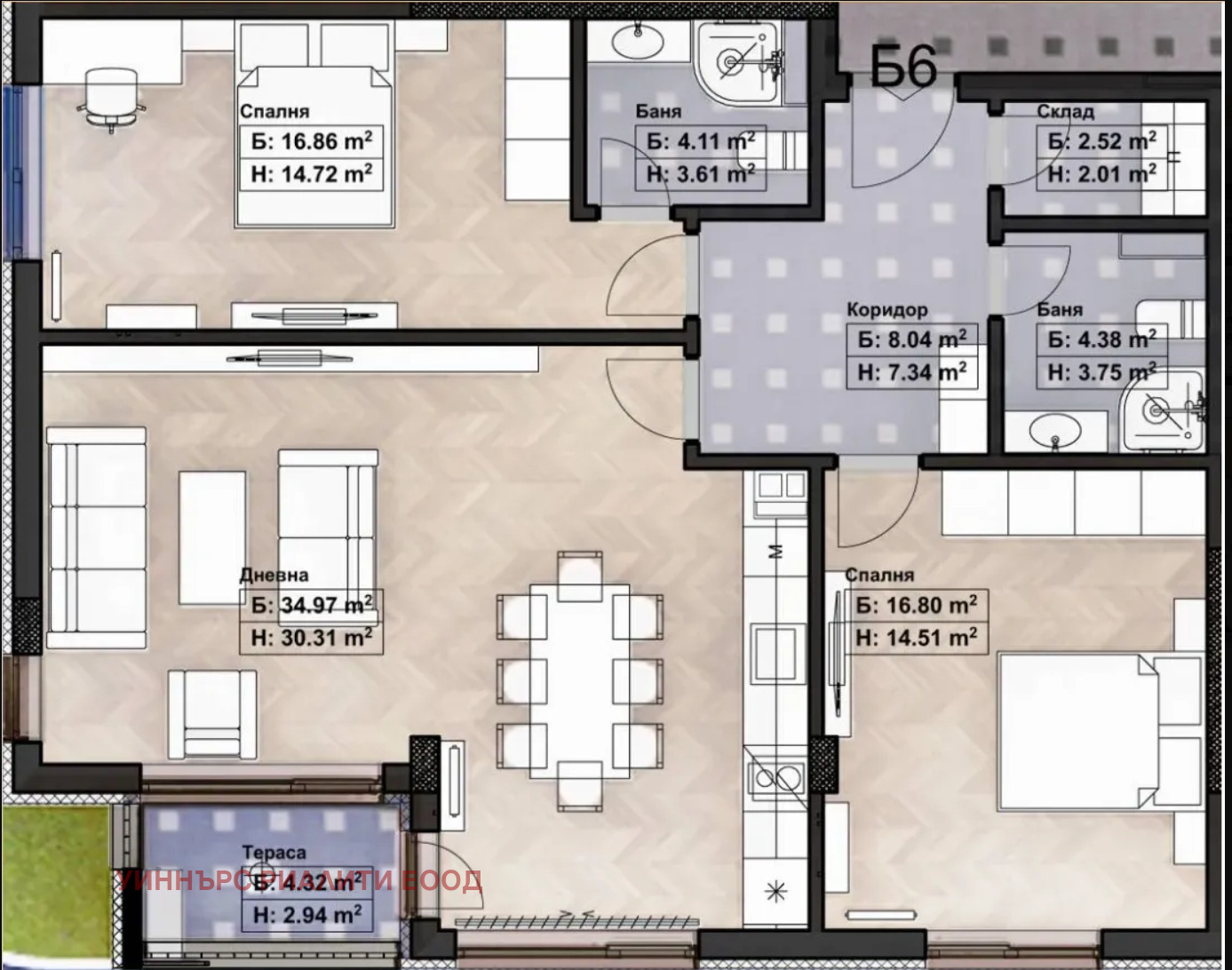 Продава 3-СТАЕН, гр. София, Връбница 1, снимка 9 - Апартаменти - 54124302