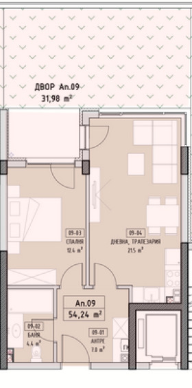 Продава 2-СТАЕН, гр. София, Малинова долина, снимка 3 - Aпартаменти - 46694167