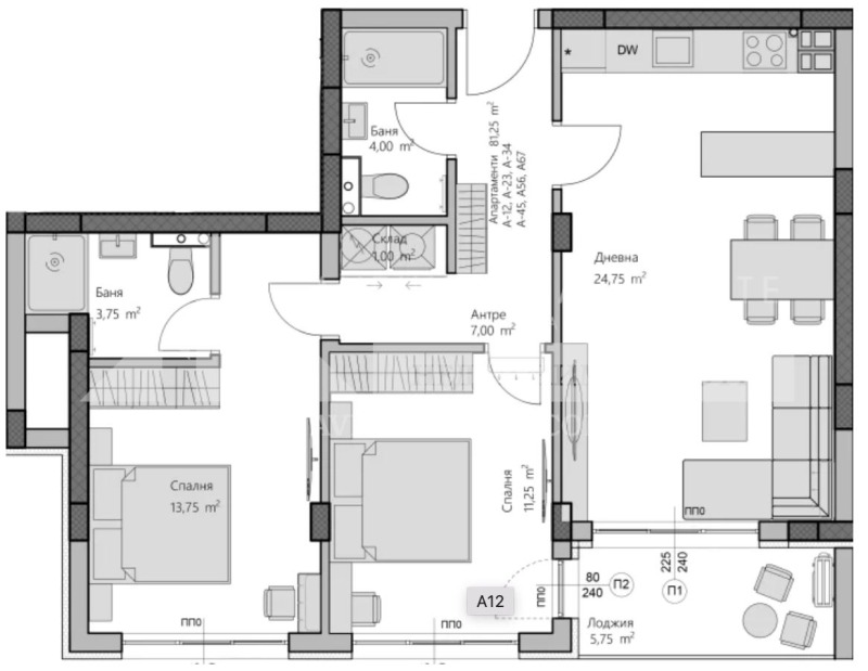 Продава 3-СТАЕН, гр. Пловдив, Христо Смирненски, снимка 3 - Апартаменти - 53360924