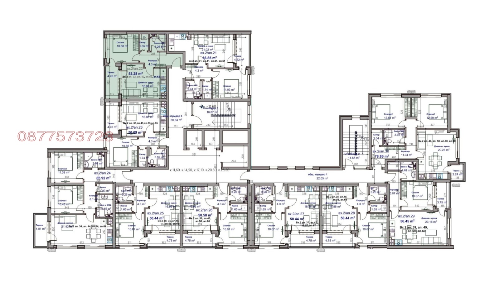 Продава 2-СТАЕН, гр. Варна, Младост 1, снимка 17 - Апартаменти - 55890650