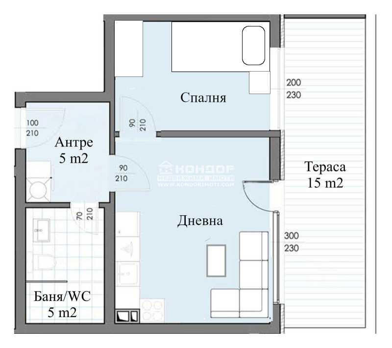In vendita  1 camera da letto Plovdiv , Zapaden , 91 mq | 41062310 - Immagine [3]