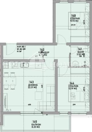 Продава 3-СТАЕН, гр. Пловдив, Беломорски, снимка 2 - Апартаменти - 55584668