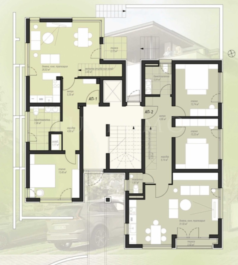 Na prodej  Mezonet Sofia , Bojana , 134 m2 | 57646344 - obraz [7]