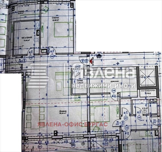 Продава МНОГОСТАЕН, гр. Бургас, Славейков, снимка 16 - Апартаменти - 56434989