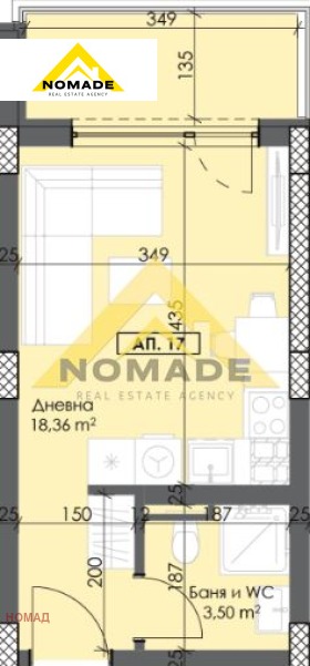 Satılık  Stüdyo Plovdiv , Trakiya , 41 metrekare | 65737007 - görüntü [3]