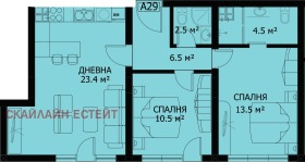 2 bedroom Simeonovo, Sofia 1