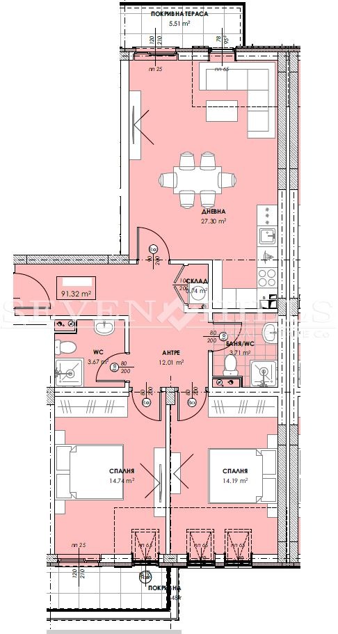 Продава 3-СТАЕН, гр. Пловдив, Остромила, снимка 3 - Aпартаменти - 47862329