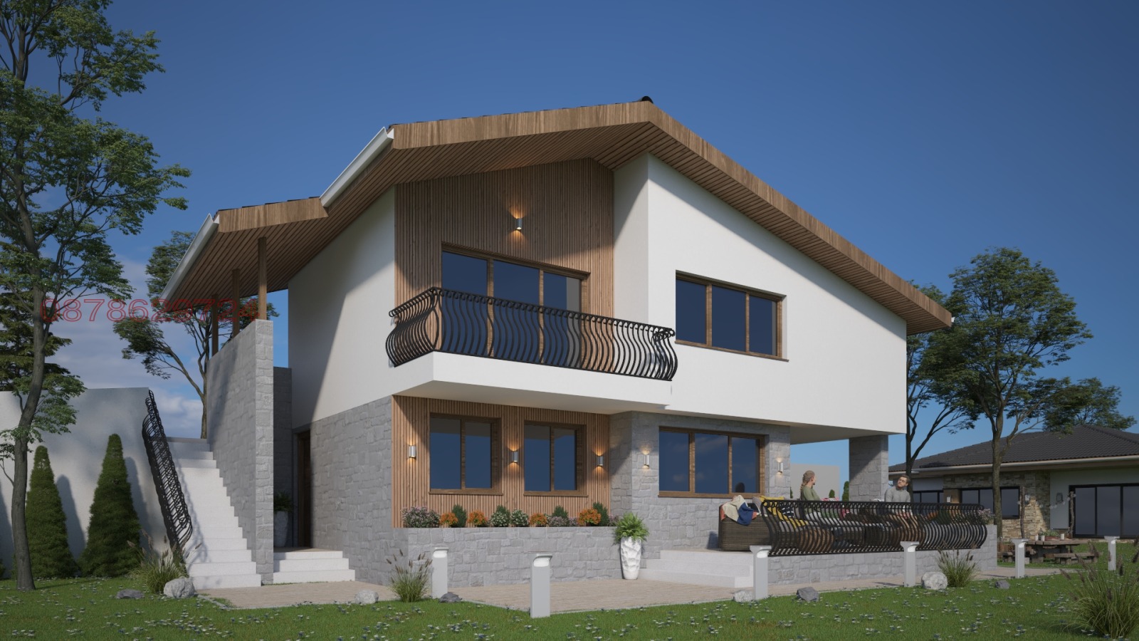 Продава КЪЩА, с. Мухово, област София област, снимка 2 - Къщи - 53882397