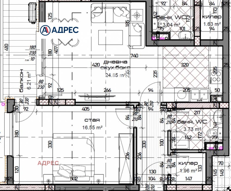Продава 2-СТАЕН в град Варна, Младост 1 - 80 кв.м / 119 900 € » 234 504.02 лв., АДРЕС