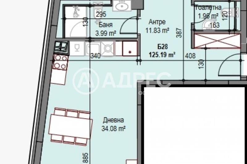 Продава 3-СТАЕН в град София, Сухата река - 125 кв.м / 312 975 € » 612 125.89 лв., АДРЕС НЕДВИЖИМИ ИМОТИ