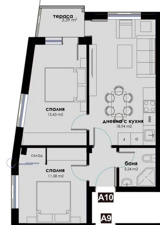 Продава 3-СТАЕН, гр. София, Надежда 4, снимка 2 - Апартаменти - 54570708