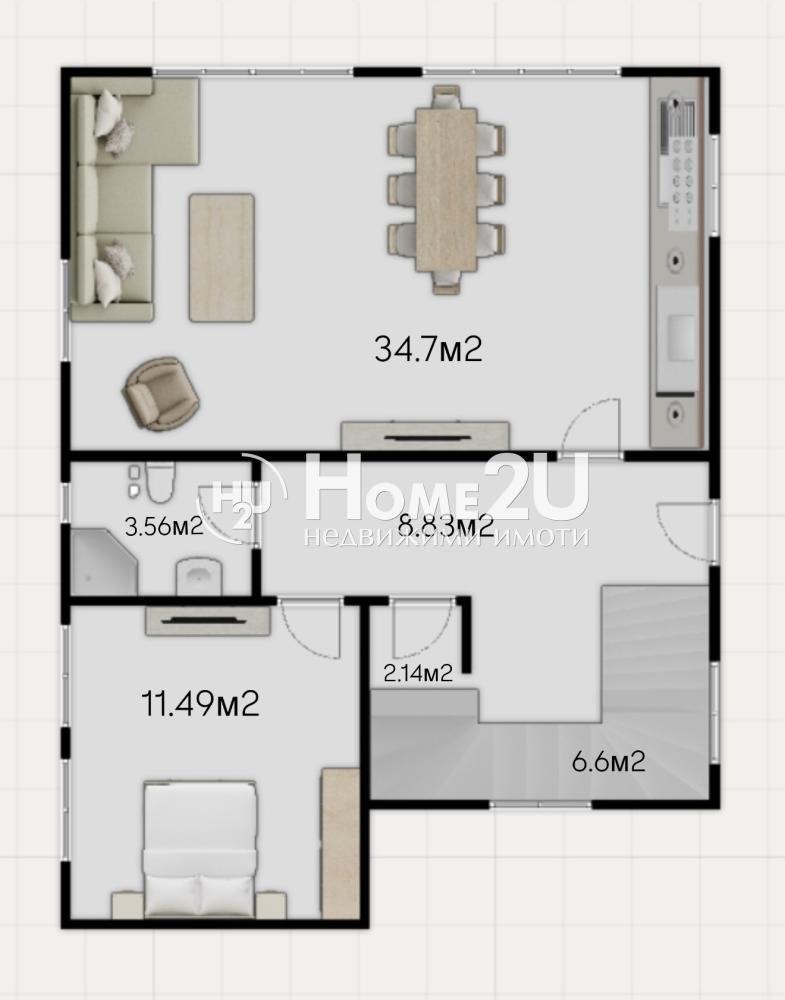 Продава КЪЩА, гр. Черноморец, област Бургас, снимка 9 - Къщи - 54972815