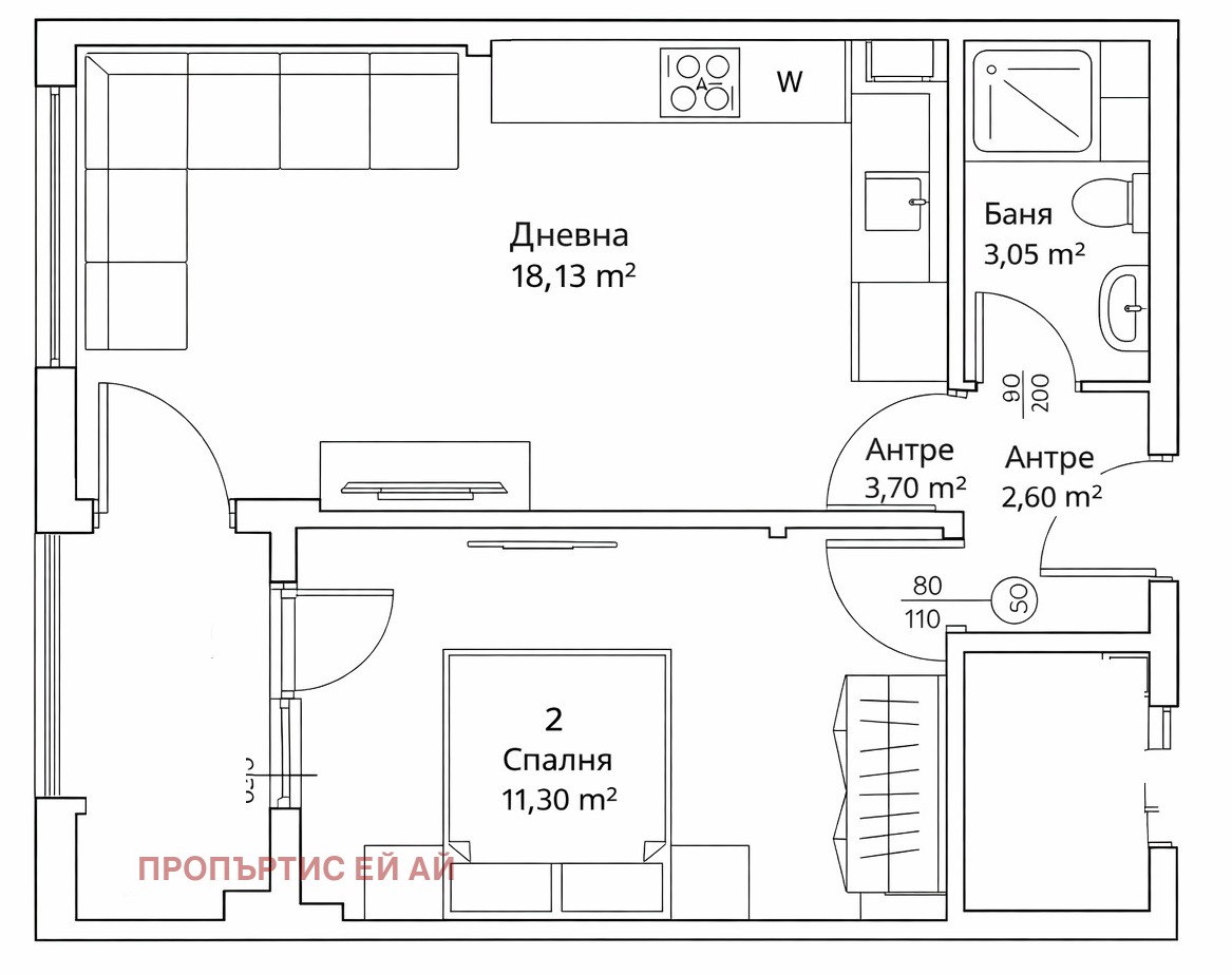 Продава 2-СТАЕН, гр. София, Малинова долина, снимка 7 - Апартаменти - 53677170