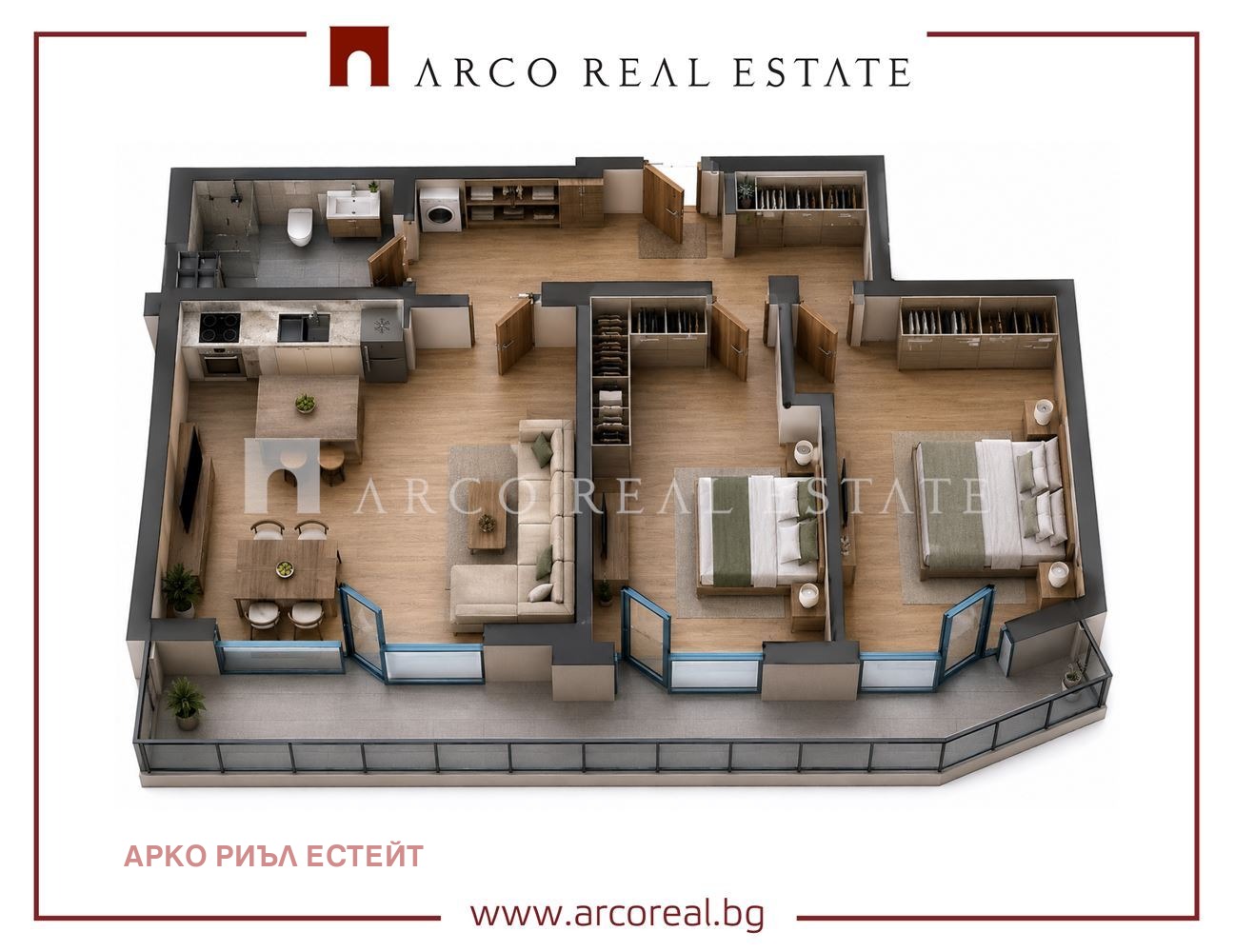 Продава 3-СТАЕН, гр. София, Кръстова вада, снимка 2 - Апартаменти - 56709412