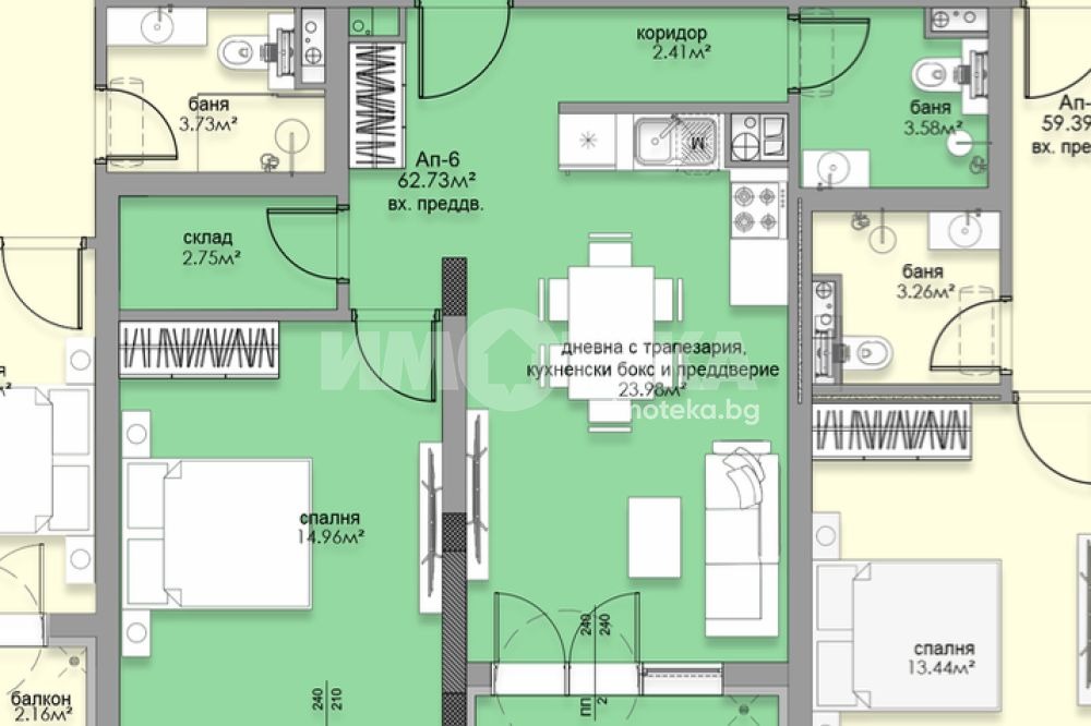 Продава 2-СТАЕН | Imot.bg — изображение 4