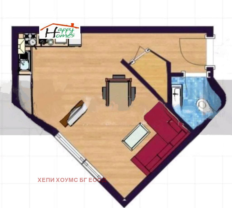 En venta  Estudio Varna , Vinitsa , 35 metros cuadrados | 62487014 - imagen [5]