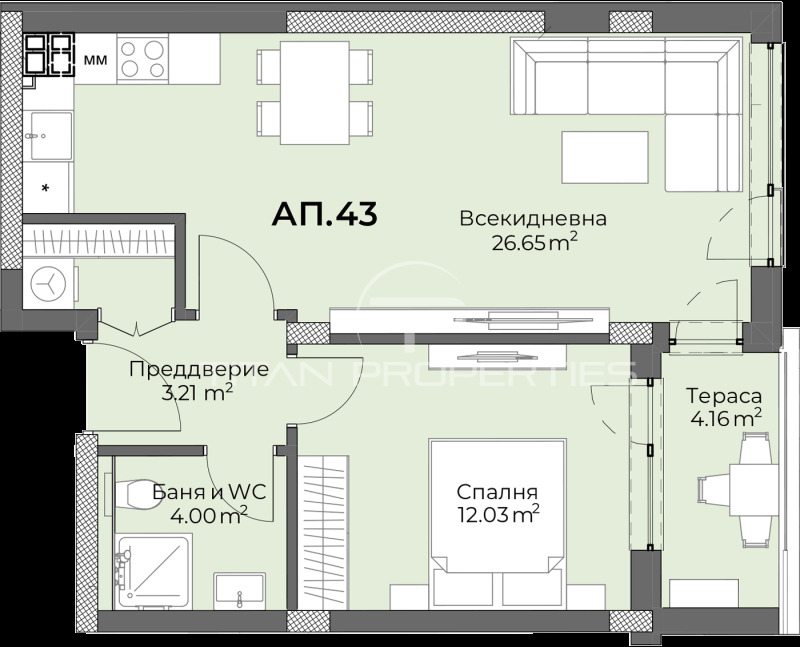 For Sale  1 bedroom Plovdiv , Hristo Smirnenski , 74 sq.m | 56918859