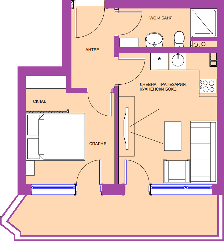 Продава 2-СТАЕН, гр. Поморие, област Бургас, снимка 7 - Aпартаменти - 49225779