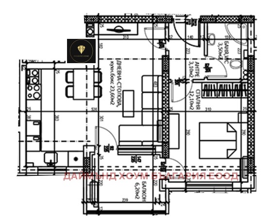 Продава 2-СТАЕН, гр. Пловдив, Тракия, снимка 2 - Апартаменти - 53794563