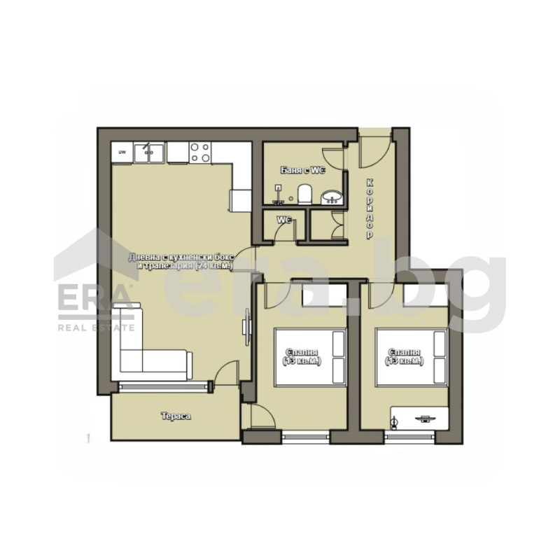 Na prodej  2 ložnice Varna , Izgrev , 98 m2 | 92807938 - obraz [2]