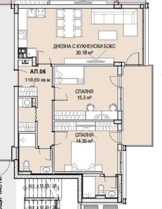 For Sale  2 bedroom Sofia , Krastova vada , 119 sq.m | 88122053 - image [4]