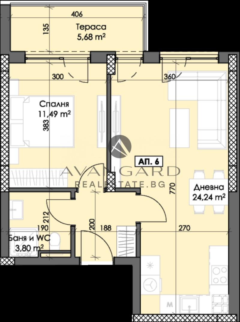 À venda  1 quarto Plovdiv , Trakiia , 68 m² | 22035623 - imagem [2]