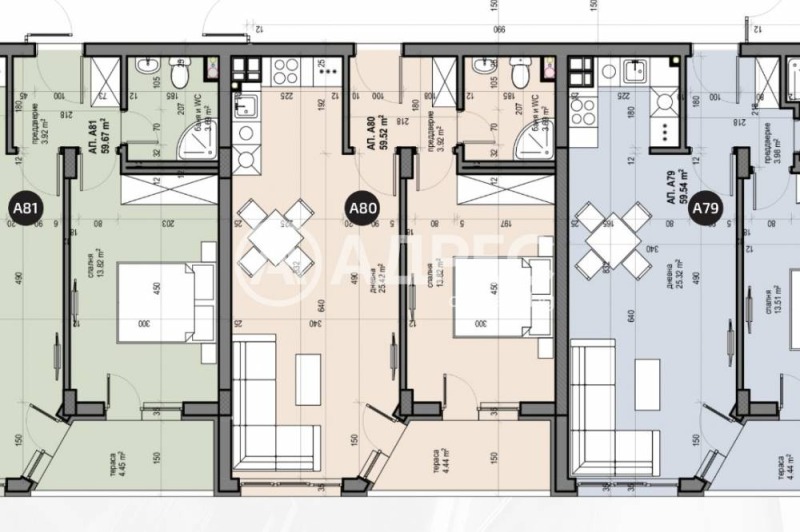 En venta  1 dormitorio Sofia , Lyulin 5 , 69 metros cuadrados | 96673643 - imagen [2]