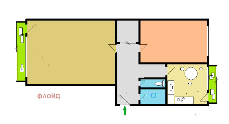 In vendita  1 camera da letto Sofia , Drugba 1 , 60 mq | 38117969 - Immagine [2]